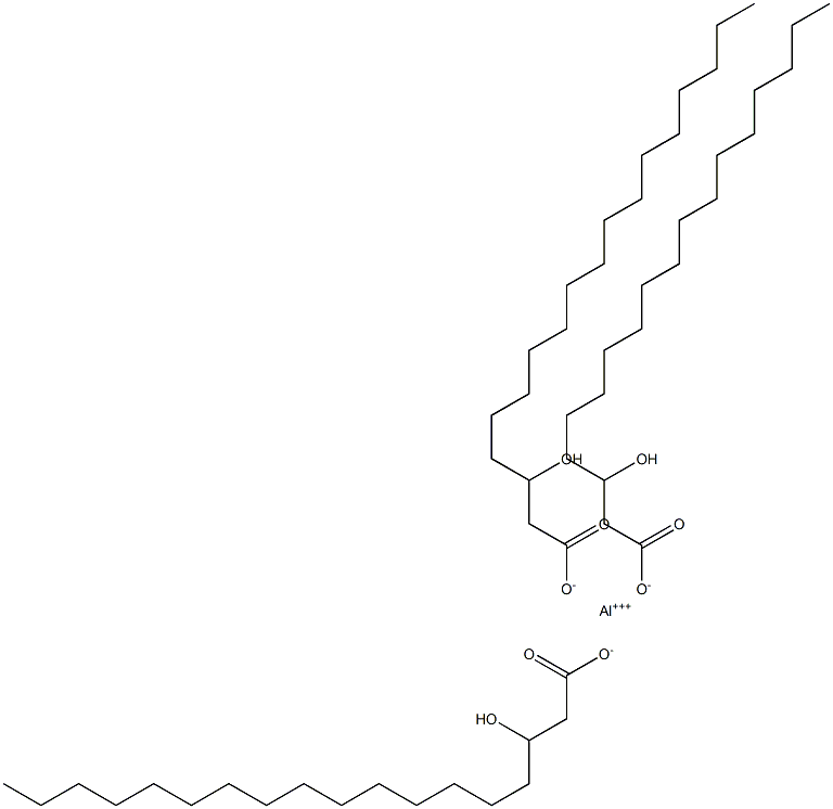 Tris(3-hydroxystearic acid)aluminum salt 구조식 이미지