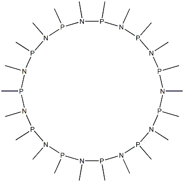 Docosamethyl-1,3,5,7,9,11,13,15,17,19,21-undecaaza-2,4,6,8,10,12,14,16,18,20,22-undecaphosphacyclodocosane Structure