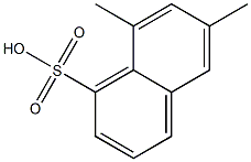 6,8-Dimethyl-1-naphthalenesulfonic acid Structure