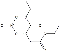 [S,(-)]-2-(Nitrooxy)succinic acid diethyl ester 구조식 이미지