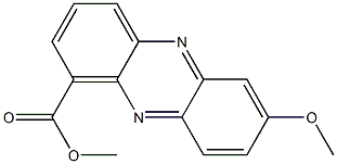 7-Methoxyphenazine-1-carboxylic acid methyl ester Structure