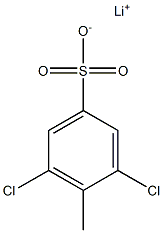 2,6-Dichlorotoluene-4-sulfonic acid lithium salt 구조식 이미지