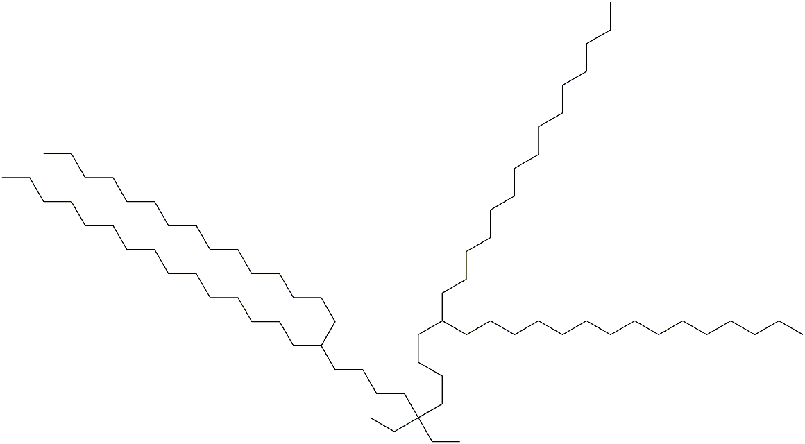 16,26-Dipentadecyl-21,21-diethylhentetracontane Structure