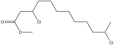 3,11-Dichlorolauric acid methyl ester 구조식 이미지