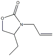 4-Ethyl-3-(2-propenyl)oxazolidin-2-one 구조식 이미지