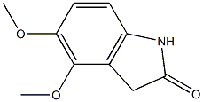 4,5-Dimethoxy-1H-indol-2(3H)-one 구조식 이미지