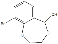 9-Bromo-2,3-dihydro-5H-1,4-benzodioxepin-5-ol 구조식 이미지