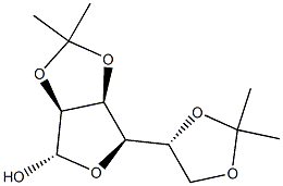 (1S)-1,4-Oxy-2-O,3-O:5-O,6-O-diisopropylidene-4-deoxy-D-mannitol Structure