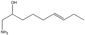 1-Amino-6-nonen-2-ol 구조식 이미지