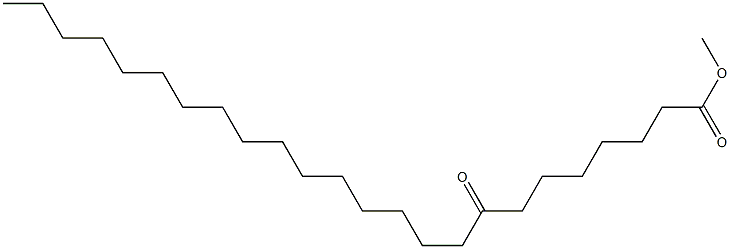 8-Oxotetracosanoic acid methyl ester 구조식 이미지