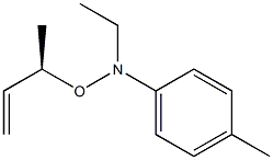 (-)-N-Ethyl-O-[(R)-1-methylallyl]-N-p-tolylhydroxylamine 구조식 이미지