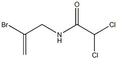 2,2-Dichloro-N-(2-bromoallyl)acetamide 구조식 이미지
