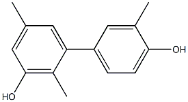 2,3',5-Trimethyl-1,1'-biphenyl-3,4'-diol 구조식 이미지