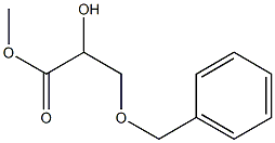 (-)-3-(Benzyloxy)-D-lactic acid methyl ester 구조식 이미지