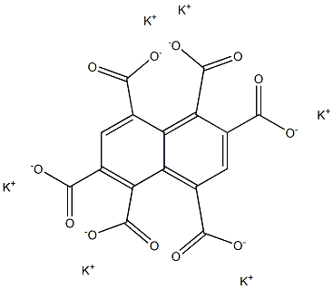 1,2,4,5,6,8-Naphthalenehexacarboxylic acid hexapotassium salt Structure