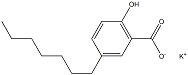 3-Heptyl-6-hydroxybenzoic acid potassium salt 구조식 이미지