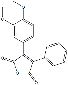 3-(3,4-Dimethoxyphenyl)-4-phenylfuran-2,5-dione Structure