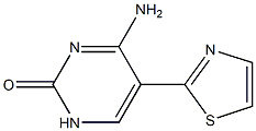 5-(2-Thiazolyl)-4-aminopyrimidin-2(1H)-one Structure