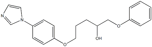 1-[2-[4-(1H-Imidazol-1-yl)phenoxy]ethyl]-3-phenoxy-2-propanol Structure