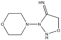 3-Morpholino-1,2,3-oxadiazolidin-4-imine Structure