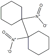 1,1'-Dinitro-1,1'-bi(cyclohexane) Structure