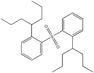 (Heptan-4-yl)phenyl sulfone 구조식 이미지