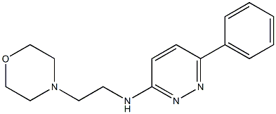 3-(2-Morpholinoethylamino)-6-phenylpyridazine Structure