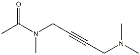 N-Methyl-N-[4-dimethylamino-2-butynyl]acetamide Structure