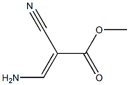 3-Amino-2-cyanopropenoic acid methyl ester 구조식 이미지