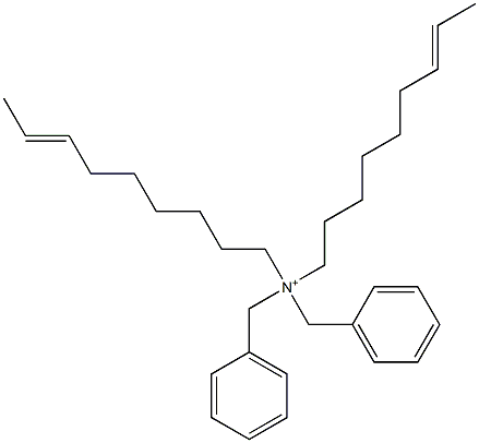 Di(7-nonenyl)dibenzylaminium Structure