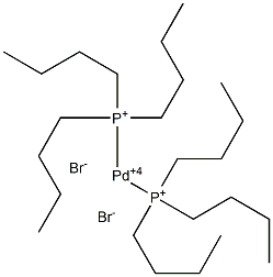 Bis(tributylphosphonio)palladium(IV) dibromide Structure