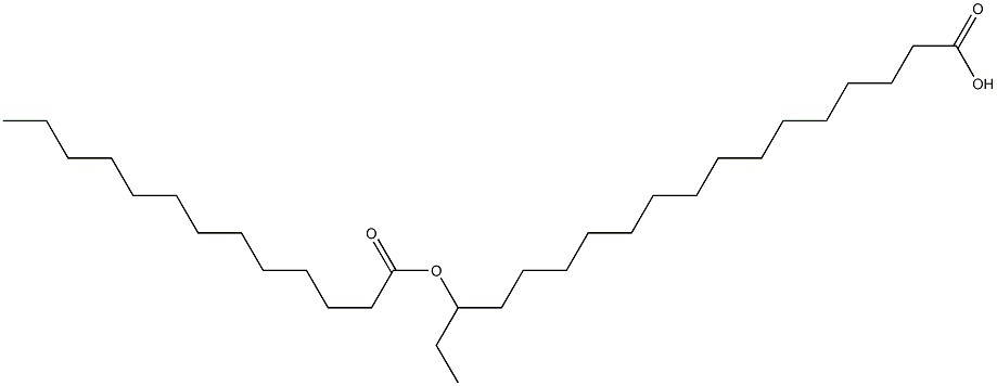 16-Tridecanoyloxyoctadecanoic acid Structure