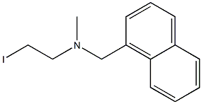 N-(2-Iodoethyl)-N-methyl-1-naphthalenemethanamine 구조식 이미지