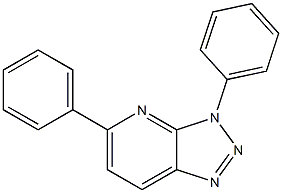 3,5-Diphenyl-3H-1,2,3-triazolo[4,5-b]pyridine 구조식 이미지