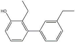 3-(3-Ethylphenyl)-2-ethylphenol Structure