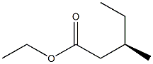 [R,(-)]-3-Methylvaleric acid ethyl ester 구조식 이미지