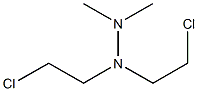 1,1-Bis(2-chloroethyl)-2,2-dimethylhydrazine Structure