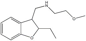2,3-Dihydro-2-ethyl-N-(2-methoxyethyl)-3-benzofuranmethanamine Structure