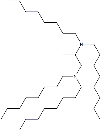 N,N,N',N'-Tetraoctyl-1,2-propanediamine Structure