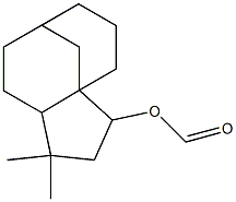 2-Formyloxy-4,4-dimethyltricyclo[6.3.1.01,5]dodecane 구조식 이미지
