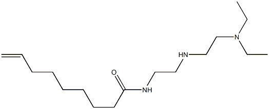 N-[2-[2-(Diethylamino)ethylamino]ethyl]-8-nonenamide Structure