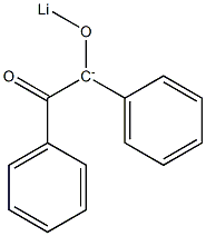1,2-Diphenyl-1-(lithiooxy)-2-oxoethan-1-ide 구조식 이미지