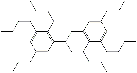 3,3'-(1,2-Propanediyl)bis(1,2,5-tributylbenzene) Structure