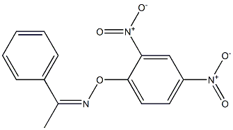 Acetophenone O-(2,4-dinitrophenyl)oxime Structure