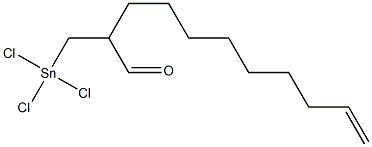 2-[(Trichlorostannyl)methyl]-10-undecenal Structure