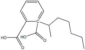 (-)-Phthalic acid hydrogen 1-[(R)-1-methylhexyl] ester Structure