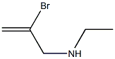 2-Bromo-N-ethyl-2-propen-1-amine 구조식 이미지