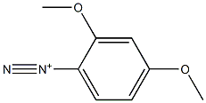 2,4-Dimethoxybenzenediazonium 구조식 이미지