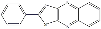 2-Phenylthieno[2,3-b]quinoxaline 구조식 이미지