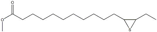 12,13-Epithiopentadecanoic acid methyl ester 구조식 이미지